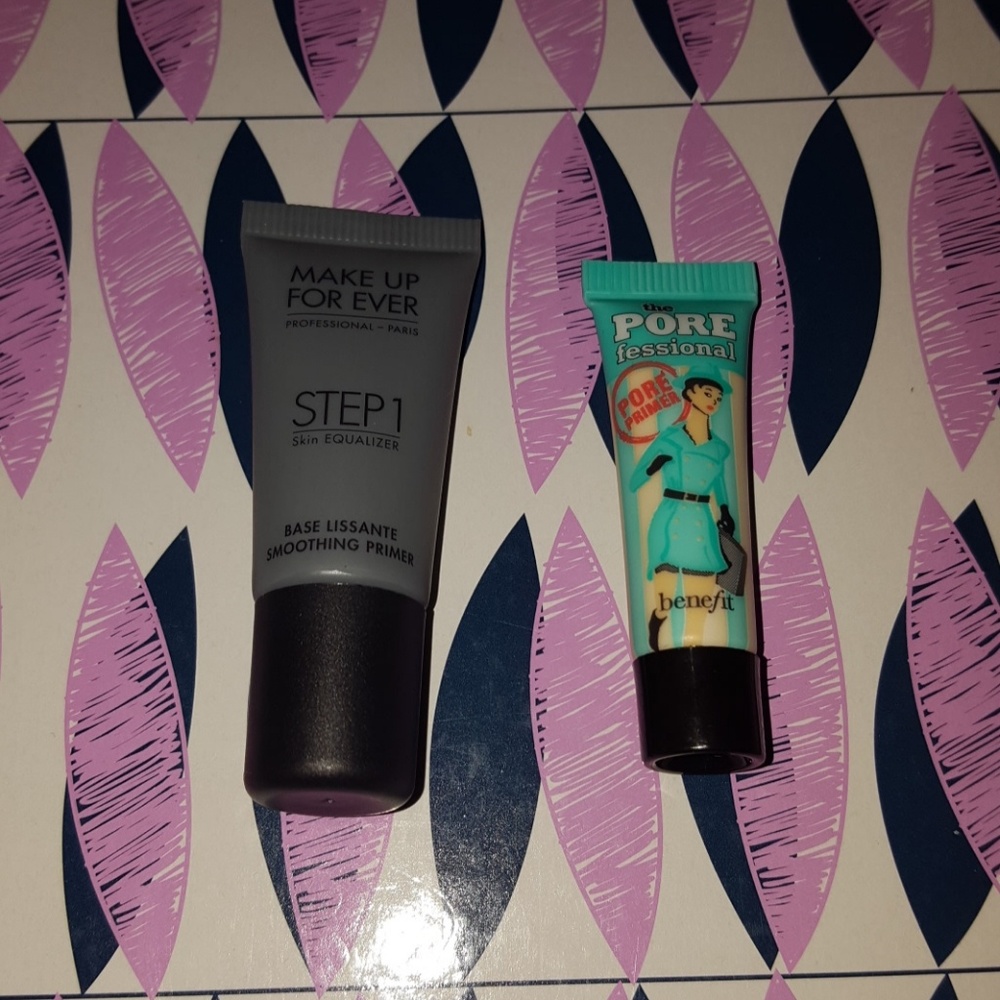 Foundation primer samples - Benefit & Mufe